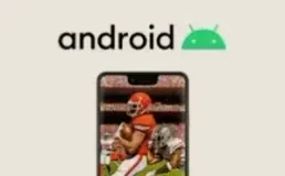 Android phone streaming a live channel