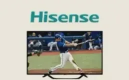 Hisense 4K Android TV showing live sports